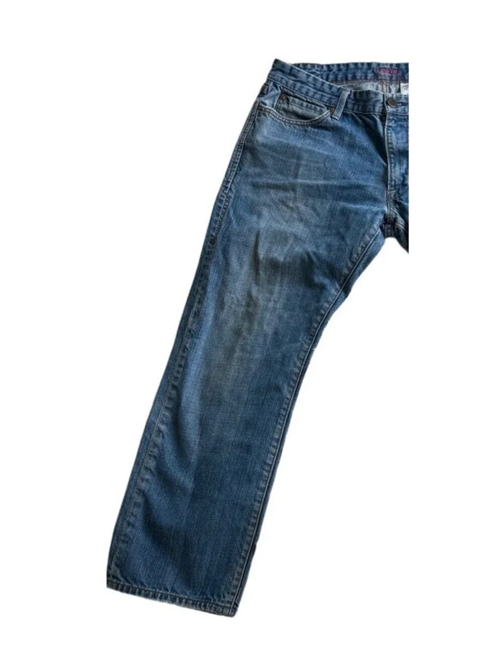 Levi’s Red Collection Men’s Slim Straight Jeans W36 L30 Blue 100% Cotton